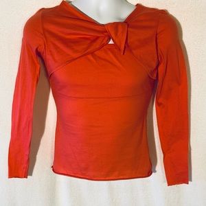 New Wink Pink Tie Detail Top Medium Stretchy